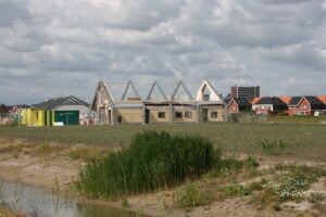 Bouw van Stadsboerderij de Weidemolen aan Burgemeester Middelberglaan 2 in Oosterheem